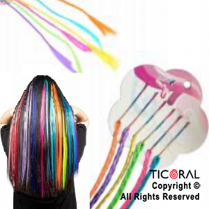 EXTENSION MECHAS DE PELO FLUO NEON 6 X 12